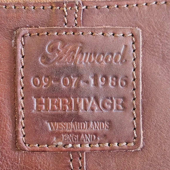 ASHWOOD HERITAGE Crossbody Bag Red Leather Woven England UK Purse Handbag Boho - Picture 7 of 16